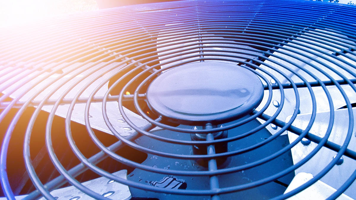 The Benefits of Leasing HVAC Equipment Through the Advantage Program 7 The Close up View of Metal Ventilation Fan not rotating